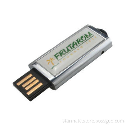 Domed Logo USB Flash Drive, Supports Multiple Partition and Password Access